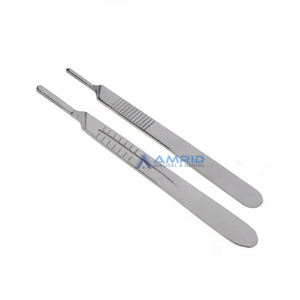 Scalpel professionnel de chirurgie n ° 3 en acier à haute teneur en carbone avec norme de sécurité manuelle à poignée BP-Instruments chirurgicaux - Product Image 2