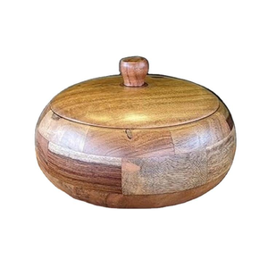 Boîtes cadeaux en bois simples et personnalisées, petites, décoratives, rondes, pour ranger les bijoux, boîte à bagues en bois, boîte à bijoux en bois - Product Image 6