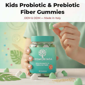 Gummies Probiotiques et Prébiotiques pour Enfants 60 Unités OEM Marque Privée Italie RedMoringa - Product Image 2