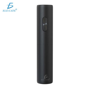 Cavatappi Elettrico Automatico Personalizzabile con Logo, Apribottiglie in Acciaio Inox con Tagliacapsule in Pelle per Vino Rosso, Ideale per Promozioni - Product Image 2