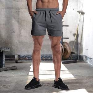 Offre Spéciale Vêtements de sport & Vêtements de fitness Ensemble short et t-shirt de sport avec short assorti pour hommes - Product Image 5