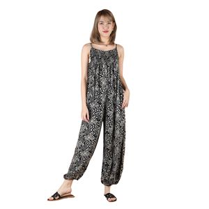 Napat Clothing Mono sin mangas con cuello en V para mujer con corbata y tobillos ahumados Listo para enviar - Product Image 1