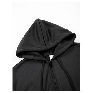 Sudaderas de Moda Urbana, Sudaderas de Felpa Gruesa con Cordón, Diseño Holgado de Algodón, Sudaderas Lisas para Hombre, 500 GSM - Product Image 5