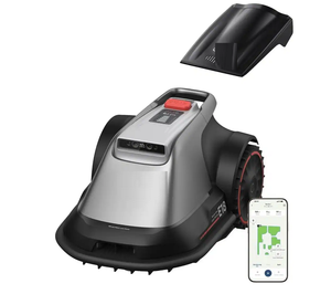 หุ่นยนต์ตัดหญ้ารุ่นใหม่ E18 สำหรับพื้นที่สูงสุด 0.3 เอเคอร์, หุ่นยนต์ตัดหญ้าไร้สายพร้อมระบบทำแผนที่อัตโนมัติ, ระบบนำทางด้วยภาพ - สีเทา - Product Image 2