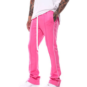 Pantalons de jogging évasés en coton pour homme, taille plus, coupe régulière, écologiques, respirants, avec autocollant DTG 2025 - Product Image 1