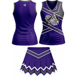 Concevez Votre Propre Tenue d'Équipe - Uniforme de Cheerleading en Tissu Doux pour l'Entraînement - Product Image 5