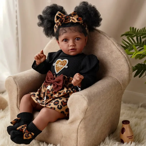 Poupées reborn Babeside de 20 pouces, Celina, petite fille afro-américaine, pour la vente en gros - Product Image 4