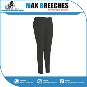 Proveedor directo de fábrica, logotipo personalizado, Jodhpurs, superventas, parche protector para la rodilla, calzones, función de espinilleras, cuero hecho para montar - Product Image 4