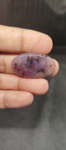 Cabujones de Amatista Dendrítica Natural, Piedras Preciosas Azules Sueltas con Parte Posterior Plana y Lisa, Modelo UDGEMS 480, Tamaños Variados para Joyería - Product Image 5