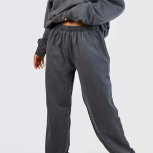 Stylish <b>women</b> acid wash tracksuit matching hoodie and <b>joggers</b> oversized relaxed fit soft <b>fleece</b> casual streetwear winter Season - Product Image 3