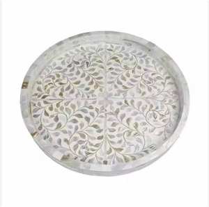 Plateaux de service en nacre au design moderne, plateaux de service pour hôtels et restaurants, articles de cuisine en vente chaude - Product Image 6