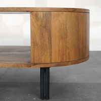 Table basse moderne en bois massif - Delia