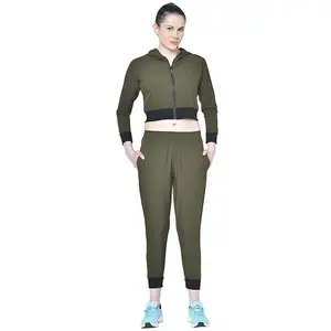 Conjunto de chándal para correr al por mayor de alta calidad, chándal deportivo Unisex en blanco para mujer, chándal de gran tamaño para mujer, 2 piezas