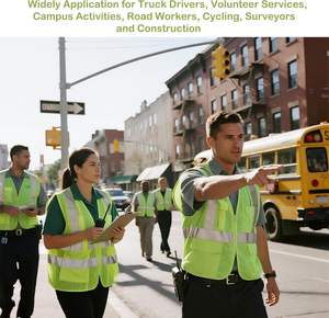 Gilet réfléchissant haute visibilité avec poches Logo personnalisé Vêtements de travail respirants Uniforme de sécurité pour la construction pour hommes - Product Image 5