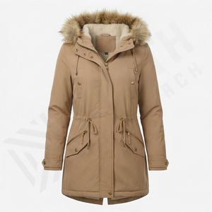 Veste parka matelassée de haute qualité à prix compétitif, pour la saison hivernale, longue durée d'utilisation, isolée, coupe-vent, lourde, pour femmes, pour la neige - Product Image 1