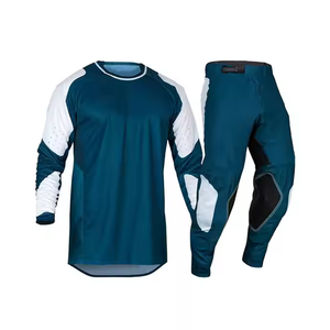 Combinaison de motocross de haute qualité 2025, pantalon et maillot, taille plus, personnalisable, % coton, fabriqué à la main au Pakistan - Product Image 1