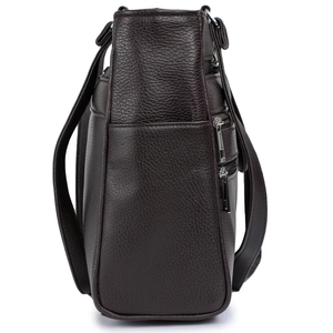 Sac fourre-tout en cuir PU pour femmes, bandoulière longue, grande capacité, logo personnalisé, sacs à main, fermeture à glissière, conception personnalisée du fabricant - Product Image 3