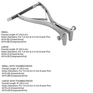 Retractores Óseos Calcáneos Articulados, Instrumentos Ortopédicos Manuales de Acero Inoxidable, Instrumentos Quirúrgicos para Pie y Tobillo - Product Image 3