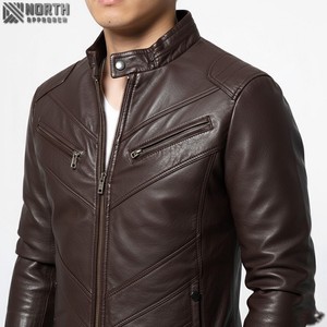 Chaqueta Bomber de Cuero con Camuflaje para Hombre, a Prueba de Viento, Transpirable, con Cierre de Cremallera, Personalizable - Product Image 6