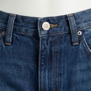 Jeans baggy tendance pour femmes, coupe large, ample, confortable, décontracté, en denim, avec décoration boutonnée, style à la mode - Product Image 4