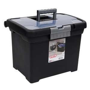 Caja de Archivo Apilable de Plástico Sterilite de 11 Pulgadas, Modelo 39518 US - Product Image 1