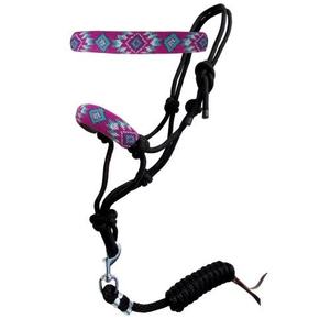 Licol de cheval équestre occidental de haute qualité en cuir véritable avec de belles sculptures pour l'équitation - Product Image 1