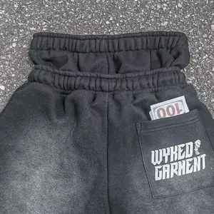 Pantalones cortos de verano de alta calidad Stone Washl para hombre, pantalones cortos estampados de cintura doble informales para Jóvenes de tamaño personalizado clásico para hombre - Product Image 5