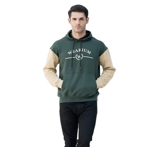 เสื้อฮู้ดผ้าฝ้ายสำหรับผู้หญิงใช้ได้ทุกเพศเสื้อฮู้ดพิมพ์ลายเฮฟวี่เวท - Product Image 1