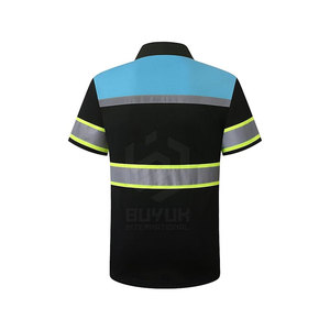 Chemise de travail haute visibilité respirante et imperméable, design personnalisé, pour hommes, en coton, fabriquée au Pakistan - Product Image 3