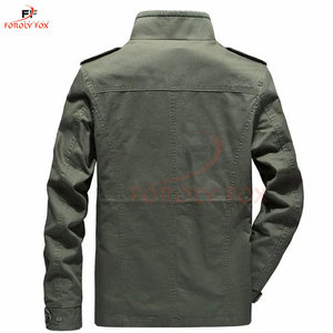 New Deign Premium Quality Men Grey Color Zip Up Outdoor Jacket para la venta Men Cargo Windbreaker Jacket For Men - Product Image 2