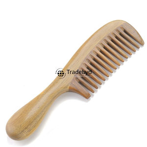 Tradebyd Peigne à cheveux en bois bio pour cheveux Spa Nourishment Anti Hair Fall Styling Peigne pour femmes hommes - Product Image 2