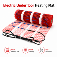 Tapis chauffant électrique pour plancher chauffant, idéal pour les salles de bain et les salons carrelés
