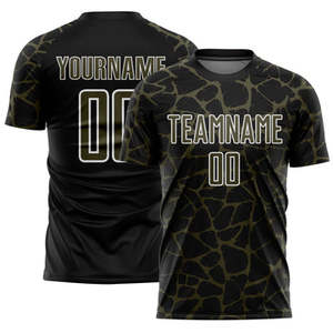 Camiseta de fútbol personalizada Unisex de alta calidad para adultos, uniformes de fútbol de secado rápido, nombres personalizados, números, ropa fabricada - Product Image 5