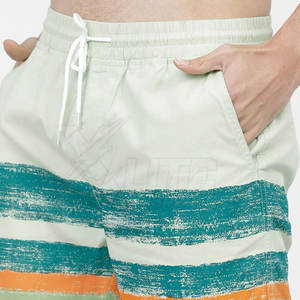 Shorts décontractés pour hommes de style classique, sublimation par transfert, écologiques, séchage rapide, fermeture à cordon, tissu doux et confortable, décontractés - Product Image 6