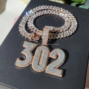 Personnalisé Luxueux Pendentif En Diamant Pour Les Amoureux Du Hip Hop Cher Pendentif En Diamant De Mode Bijoux En Diamant Pendentif En Or 14k - Product Image 4