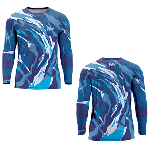 Huk เสื้อตกปลาแขนยาวระบายอากาศได้ดีสำหรับผู้ชาย, เสื้อตกปลาลายพรางป้องกันแสงแดดสำหรับฤดูร้อน - Product Image 1