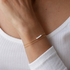 Pulsera de diseño de piedra lunar auténtica, cadena de piedra lunar de plata de ley 925, pulsera de piedras preciosas, fabricante de joyería fina de plata sólida - Product Image 3
