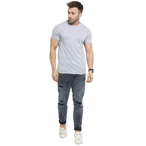 Mens Premium Cotton T Shirt Custom Logo Printed 100 Cotton Breathable Lightweight Casual O Neck Summer Fashion Wholesale - Product Image 5