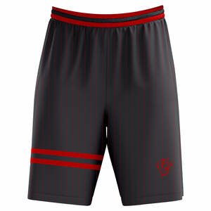 กางเกงบาสเก็ตบอลผู้ชายแบบสตรีท ดีไซน์แบบซับลิเมชั่น ผ้าโพลีเอสเตอร์ตาข่าย ระบายอากาศ แห้งเร็ว สีพื้น รับสกรีนโลโก้ - Product Image 1