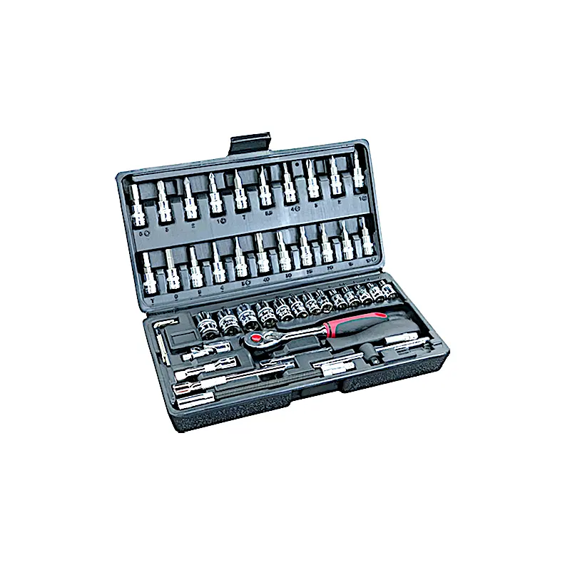 Nuovi prodotti caldi Auto, riparazione domestica utilizzare 46 pezzi 1/4 "dr. Socket Set