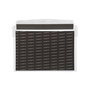 Portadocumenti con chiusura magnetica, con flap protettivo, A4 orizzontale, Bianco, 10 pz. / Confezione.- SDVF/4111-02 - Product Image 2