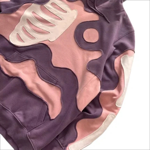 Sweat à capuche doublé de haute qualité, style urbain, 100% coton biologique, avec logo et impression graphique personnalisés - Product Image 3