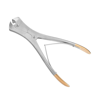 Custom Made Surgical Pin and Wire <b>Cutter</b> Half Gold Tungsten Carbide Front and Side <b>Flush</b> Wire <b>Cutter</b> Made Stainless Steel - Product Image 1
