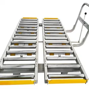 High Safety Portable Stable Double Row Track Moving Cart Trolley to Convey