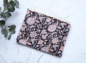 Funda para ordenador portátil de algodón Floral moderno acolchado duradero ligero de 13-17 pulgadas impermeable negocios Simple protección diaria para oficina - Product Image 2