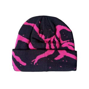 Gorros de Punto Unisex de Diseño Personalizado, Cómodos, Ligeros, Impermeables y Transpirables, de Acrílico/Lana Jacquard, Ideales para Viajes - Product Image 4