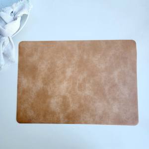 Manteles Individuales Modernos de Cuero Genuino para Mesa de Comedor de Restaurante, Resistentes, Antiolores, Cómodos, Antideslizantes, Impermeables y Lavables - Product Image 3