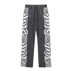 Wholesale Anti-Wrinkle <b>Track</b> <b>Pant</b> Casual and Tactical <b>Baggy</b> Style Sweatpants for Men Plain Dyed at Cheap Price - Product Image 4