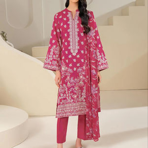 Vestido de uso diario de seda Salwar Kameez Georgette informal cómodo para todas las estaciones para mujer Premium para la cultura india y pakistaní - Product Image 1
