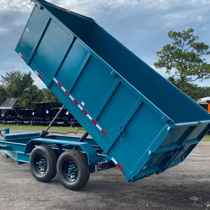 Hydraulic Dump ATV Steel Farm <b>Trailer</b> <b>Tractor</b> Transportation Bulk Dump <b>Trailer</b> 8 Ton Tipping Agricultural <b>Trailer</b> 3-Year - Product Image 1